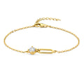 Armband mit Zirkonia Silber 925/000 vergoldet
