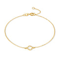 Armband Kleeblatt Gold 333/000