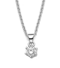 Collier mit Zirkonia 5mm Silber 925/000